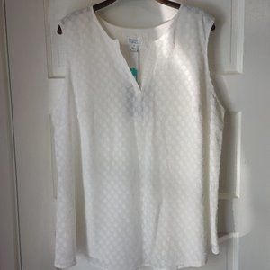 Polkadot Sleeveless Blouse